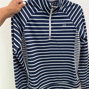 Vineyard Vines Navy Striped Pullover